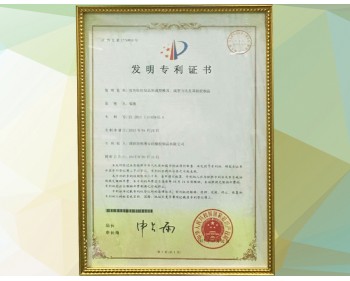 利勇安發明專利證書